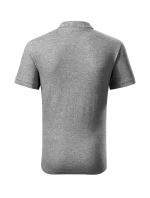 Bavlnená polokošeľa Heavy pánska tmavosivá