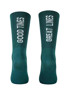 Cyklistické ponožky NORTHWAVE Good Times Sock, smaragdové