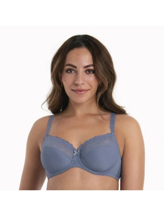 Podprsenka s kosticami Eloise . 5294 medium blue - RosaFaia