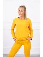 Horčicová mikinová súprava