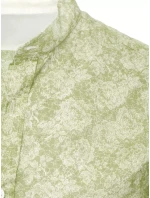 Pánska zelená košeľa FashionStreet DX2303