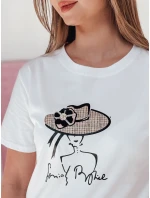 Dámske tričko s potlačou WOMANPOW white FashionStreet RY2804 Dámske tričko s potlačou WOMANPOW white FashionStreet RY2804