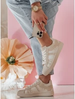 Dámske tenisky na platforme LUCIOS beige FashionStreet ZY0863