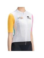 Dámske cyklistické tričko Rockbros 15210005003 S s potlačou – biele Dámske cyklistické tričko Rockbros 15210005003 S s potlačou – biele