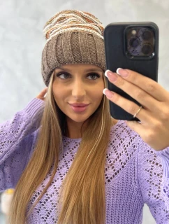 Dámska čiapka Feba K330 mocca