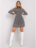 WN SK 18951 šaty.41X čiernobielo