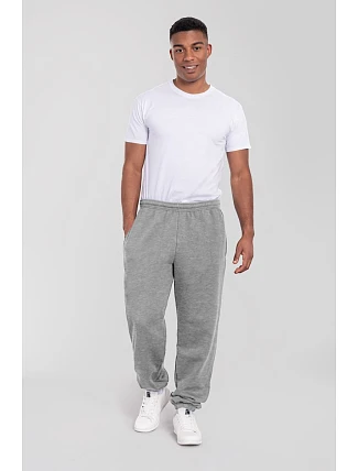Fruit of the Loom Iconic Premium Joggingové nohavice s elastickými manžetami z hrubej bavlny 16.4056, atletická melírovaná farba Fruit of the Loom Iconic Premium Joggingové nohavice s elastickými manžetami z hrubej bavlny 16.4056, atletická melírovaná farba