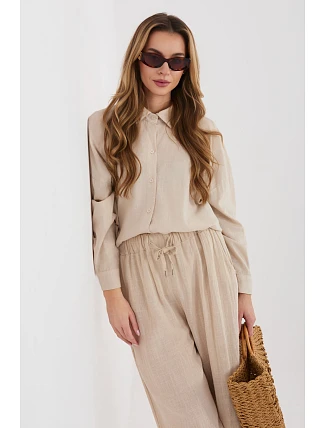 Košeľa s dlhým rukávom model 225516 Taliansko Moda Košeľa s dlhým rukávom model 225516 Taliansko Moda