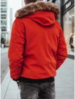 FashionStreet červená pánska zimná bunda TX2875