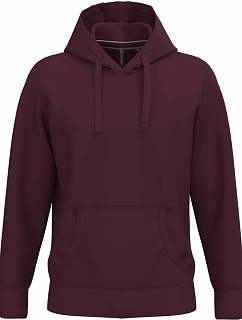 Kariban K 489 Mikina s kapucňou 20.K489 wine