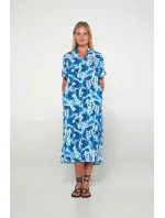 Vamp - Dlhý kaftan s potlačou 20446 - Vamp Vamp - Dlhý kaftan s potlačou 20446 - Vamp