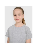 Dievčenské jednofarebné tričko 4F 4FJWMM00TTSHF2332-25M