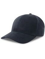 Atlantis Headwear Fam-S 6-panelová čiapka so semišovým vzhľadom 33.0271, tmavomodrá Atlantis Headwear Fam-S 6-panelová čiapka so semišovým vzhľadom 33.0271, tmavomodrá
