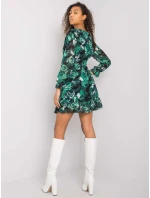 Šaty DHJ SK 12220 1.10P tmavo zelená