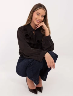 Košeľa IT KS 29033.87 tmavohnedá