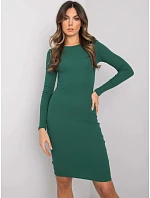 Dámske šaty RV SK 5131.18P tmavo zelené - FPrice