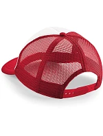 Beechfield B 645B Detská 5-panelová sieťovaná čiapka s kšiltom 53.645B classic red/white