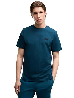Pánske tričko Puma ESS Small No.1 Logo Tee(s) tyrkysové 682535 36 pánske
