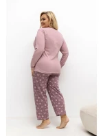 Pohodlné pyžamo pre plnoštíhly model 221186 Forever Pink