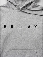 Pánska mikina s kapucňou RELAX, svetlošedá, FashionStreet NX0001BX Pánska mikina s kapucňou RELAX, svetlošedá, FashionStreet NX0001BX