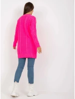 Dámsky sveter 8012.88P fluo pink - FPrice Dámsky sveter 8012.88P fluo pink - FPrice