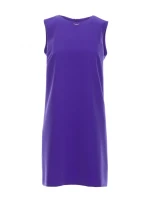 S408 Šaty bez rukávov - fialové S408 Šaty bez rukávov - fialové