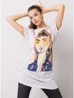 Tunika D12022O02382A svetlo šedá Tunika D12022O02382A svetlo šedá