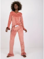 Pyžamo RV PI 7394.23X tmavo ružová