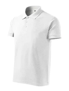 Bavlnené polo tričko Heavy white