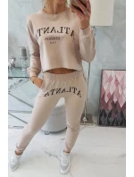 Súprava Atlanta s potlačou béžová