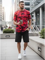 FashionStreet červené moro pánske tričko RX5591