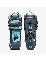 Dámske skialpinistické topánky Scarpa F1 – antracit/aqua Dámske skialpinistické topánky Scarpa F1 – antracit/aqua