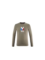 Pánske tričko MILLET M CHAMONIX TRI TS LS, hnedé Pánske tričko MILLET M CHAMONIX TRI TS LS, hnedé