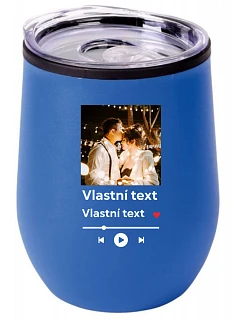 Personalizovaný cestovný termohrnček „BOWL“ s motívom prehrávača