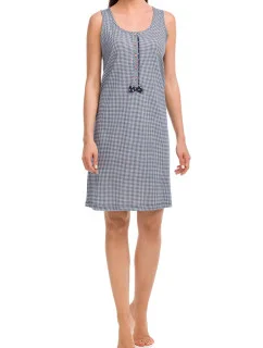 Dámska nočná košeľa 12407-180 modrobiela - Vamp