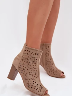 Topánky na podpätku model 225197 Step in style