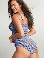Vrchný diel tankín navy gingham SW1741 - Panache