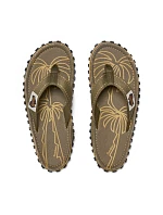 Pánske žabky Gumbies ISLANDER FLIP-FLOP PALM LEAF KHAKI Pánske žabky Gumbies ISLANDER FLIP-FLOP PALM LEAF KHAKI