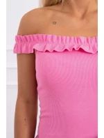 Španielske šaty s volánikmi svetlo ružové Španielske šaty s volánikmi svetlo ružové