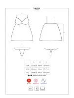 Čarovná košieľka Luvae babydoll - Obsessive Čarovná košieľka Luvae babydoll - Obsessive