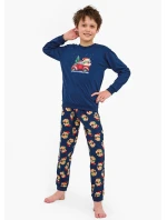 Cornette Young Boy 966/172 Teddy 2 l/r Vianočné 134-164 pyžamo