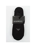Emporio Armani Microfleece ponožky Calza Cotton Black 3-Pack Emporio Armani Microfleece ponožky Calza Cotton Black 3-Pack