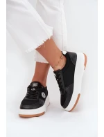Sneakersy Damskie Na Platformie Big Star RR274573 HI-POLY SYSTEM Czarne