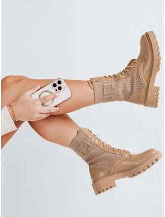 Dámske topánky CALLA khaki FashionStreet ZY0381 Dámske topánky CALLA khaki FashionStreet ZY0381