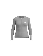 Cyklistické tričko POC W's Cadence L/S Jersey, sivé