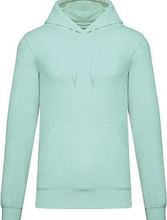 Kariban K 4027 Pánska ekologická mikina s kapucňou 20.4027 ice mint