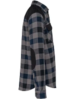 WK WK 520 Pracovná košeľa s kockovaným vzorom 20.W520 storm grey/navy/black WK WK 520 Pracovná košeľa s kockovaným vzorom 20.W520 storm grey/navy/black