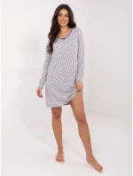 DU KN nočná košeľa FP 104.26 sivá