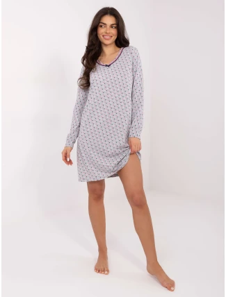DU KN nočná košeľa FP 104.26 sivá