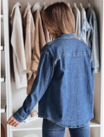 Dámska džínsová košeľa OVERLLO modrá FashionStreet DY0454 Dámska džínsová košeľa OVERLLO modrá FashionStreet DY0454